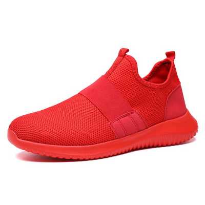 Fashion Vulcanize Shoes Men Mesh Casual Breathable lace up No slip Comfortable Mens Shoes Lightweight Walking Sneakers