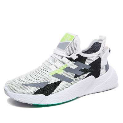 Men's Flying Woven Sports Shoes Outdoor Casual Sneakers Comfortable and Breathable