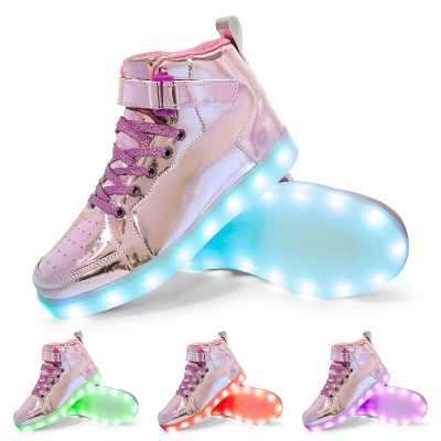 New One wheels USB Charging Fashion Girls Boys LED Light Roller Skate Shoes For Children Kids Sneakers With Wheels Child shoes